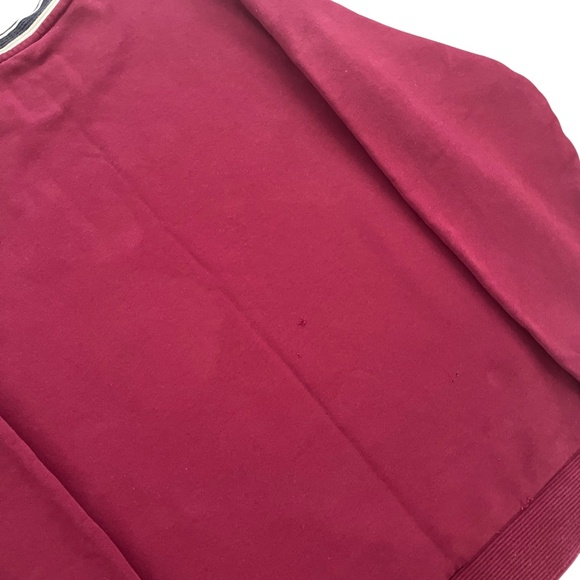 Lacoste Long Sleeve Sweater Mens M Burgundy Red Croc Crewneck Pullover Preppy - Picture 6 of 11